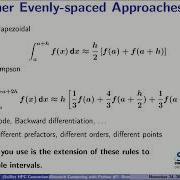 Research Computing With Python Lecture 7 Numerical Integration And ODEs