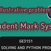 Students Marks Statement Illustrative Problems Tamil CSE P42 GE3151 Quick Through