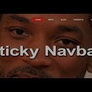 Sticky Navigation Bar Step By Step HTML CSS And JQUERY