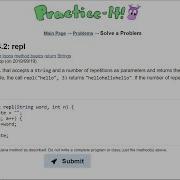 Java Practice It 4 2 Repl For Loop String And Int Parameter Method String Return