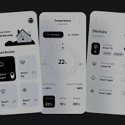 Modern Smart Home UI Dribbble Design Clone Flutter UI Flutter Tutorial