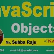 Objects In JavaScript JavaScript Tutorial Mr Subba Raju