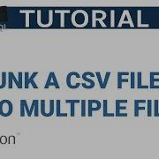 Work With Large CSV Files By Chunking The Files Into Smaller Files Python Tutorial