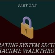 TryHackMe Walkthrough Part 1 Operating System Security Room