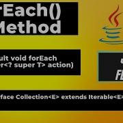 6 Java 8 ForEach Method ForEach Method In Java 8 ForEach Method Implementation In Java 8