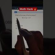 Slope Of A Line Math Hack SAT ACT Prep Shorts Maths