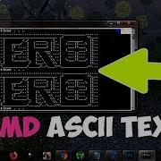 How To Make Custom Ascii Art In Command Prompt Batch File