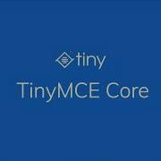 TinyMCE Core Editor July 16 2019 Update