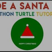 Python Turtle Code A Santa Hat