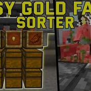 EASY Gold Farm Item Sorter MINECRAFT BEDROCK 1 21 Bedrock Mcpe Ps4 Xbox