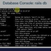 Database Setup And SQLite Rails With Active Record And Action Pack
