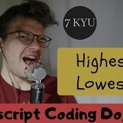Javascript Coding Dojo 9 Highest And Lowest 7 Kyu