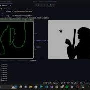 Bad Apple But In Tkinter GUI Python And Computer Vision Cv2