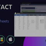 Contact List Google Sheets Template Printable Contact List Database