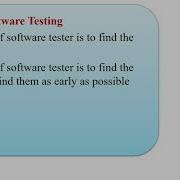Goals Of Software Testing