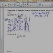 Module 1 Rewrite Summation Notation As Sum Of Terms