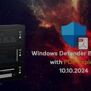 Windows Defender Bypass With PDF Exploit FUD Crypter Spectrum Encryption 10 10 2024