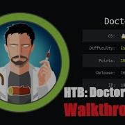 Doctor Walkthrough HackTheBox CTF