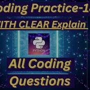 Coding Practice 18 Coding Questions CCBP NxtWave Python Code Nxtwave Idp YouTube