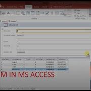 Split Form In Ms Access