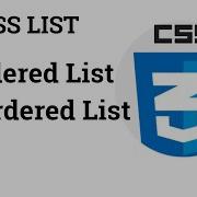 13 Css List Ordered List And Unordered List Css List Style Properties Css List Style Type