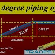 Calculating A 22 1 2 Degree Offset Piping System