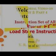 Load Store Instructions Of ARM Controller