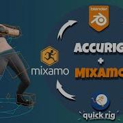 Fast Rigging And Animation AccuRig Mixamo Quick Rig Blender Workflow