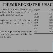 Thumb Instruction Set In ARM 7 Embedded System