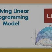 Solve Linear Programming Model Using LINGO
