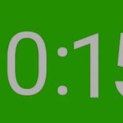 15 Seconds Green Screen Timer Digital