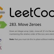 LeetCode Problem 283 Move Zeroes Java Solution