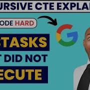 Leetcode сложная задача 1767 вопрос для собеседования в Google рекурсивные CTE продвинутый SQ