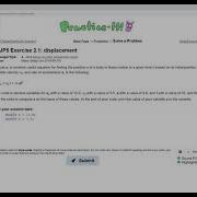 Exercise 2 1 Displacement Java Tutorial Practice It