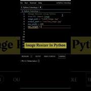 Image Resizer In Python Shorts Coding Programming Python