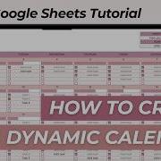 Как создать динамический календарь со списками дел полное руководство по Google Sheets