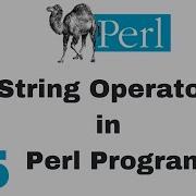 Perl Script Basic Tutorial 15 String Operator