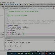 Part 9 Python Integrating And Or Differentiating Polynomial Functions In Math By Engineer And