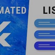 Виджет Flutter AnimatedList