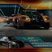 The Fast And The Furious Tokyo Drift 2006 DVD Menu