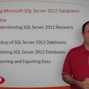 10775 Administering Microsoft SQL Server 2012 Databases