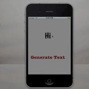 IPhone Programming Generating Random Text