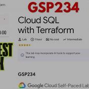 NEW 2025 Cloud SQL With Terraform GSP234 Qwiklabs Arcade