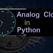 How To Create Analog Clock Using Python