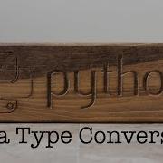 Data Type Conversion Python