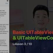 UITableView Pt 3 Create Basic UITableView And UITableViewController UITableViewCell