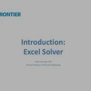 2 Introduction To ModeFrontier Microsoft Excel As The Solver