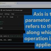 NumPy Axis Explained Aggregate Functions In NumPy Python For Data Science Part8