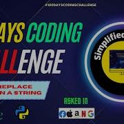 Day 41 Program To Replace Substring In A String Very Important Problem For CSE Students