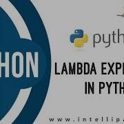 Lambda Expression In Python Python Tutorial Python Course Intellipaat